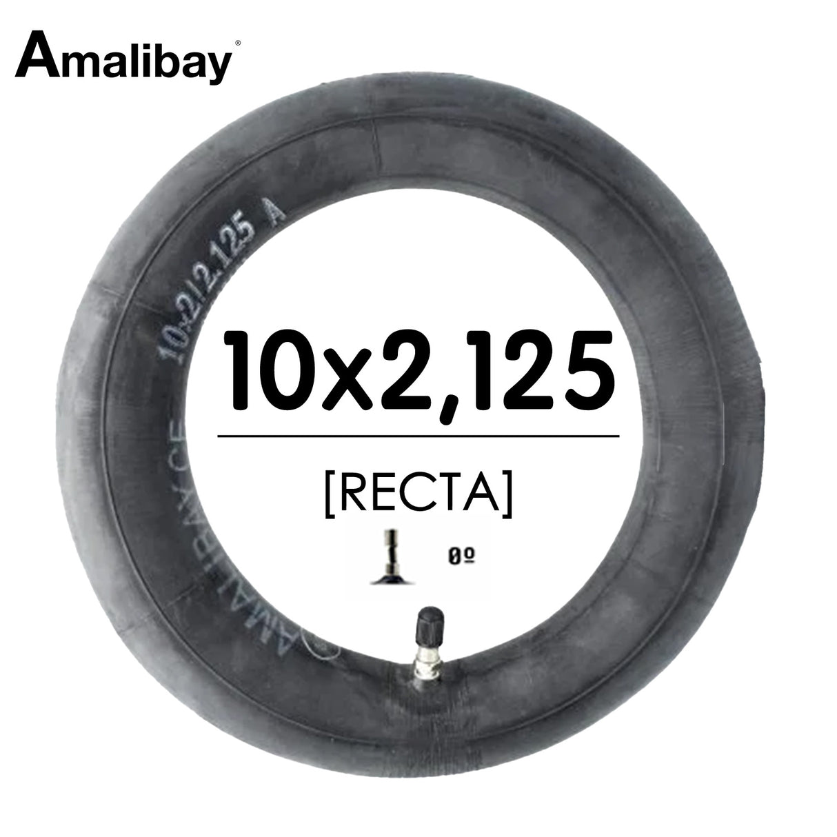 10×2.125 (Rett ventil) Slange