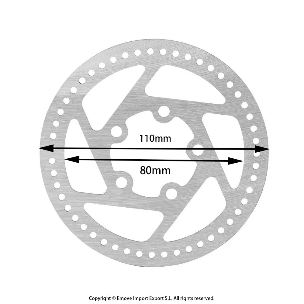 Bremseskive 110mm (5 bolt)