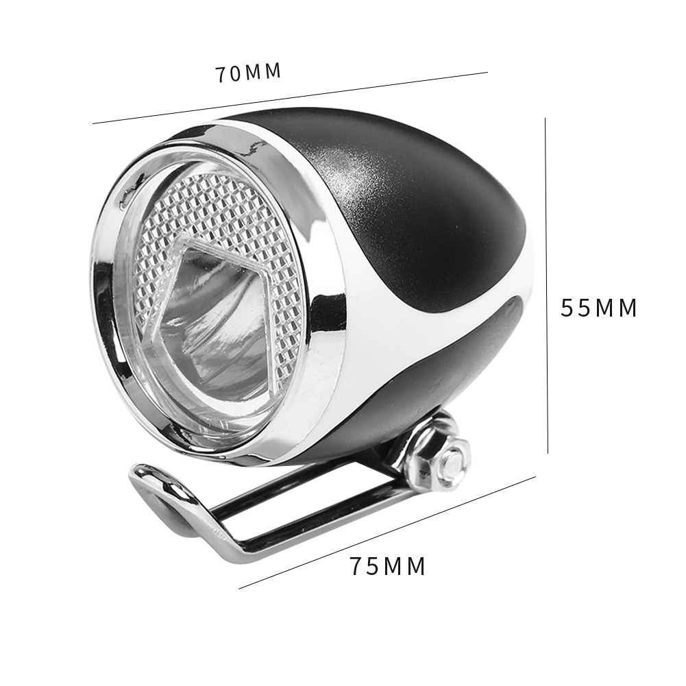 LED-frontlys med horn til el-sparkesykkel og elsykkel