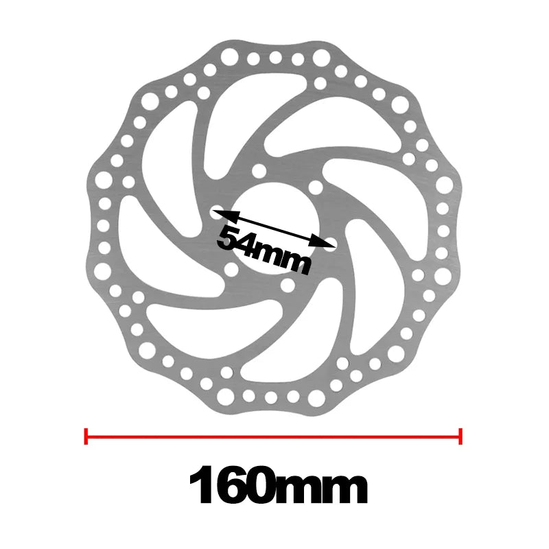 Bremseskive 160mm (6 bolt)