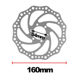 Bremseskive 160mm (6 bolt)